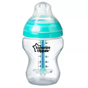 Tommee Tippee Baby/Newborn 0m+ 260ml Bottle w/ Heat Sensing Tube/Silicone Teat - Picture 1 of 2