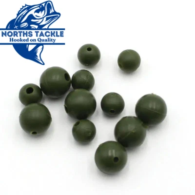 NORTHS TACKLE Gummi Schock Puffer Perlen 6/8 mm Karpfen Angelgerät grob