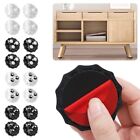 4Pcs ABS Universal Pulley Rotating Wheel 3 Beads Storage Box Pulley  Home