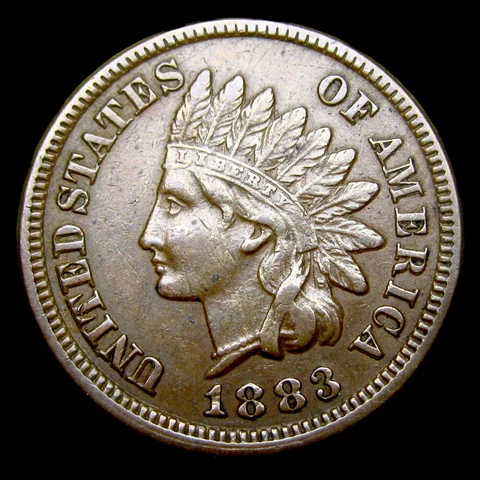 1883 Indian Cent Penny ---- Nice Condition Coin ---- #WN270 Cover