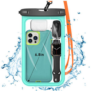 10.5" Large Waterproof Phone Pouch Dry Bag Case for iPhone 14 13 Pro Max Samsung