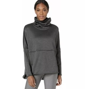 The North Face Women’s Heather Agave Poncho Rabbit Grey Heather NF0A3CR1HSR-ML - Picture 1 of 4