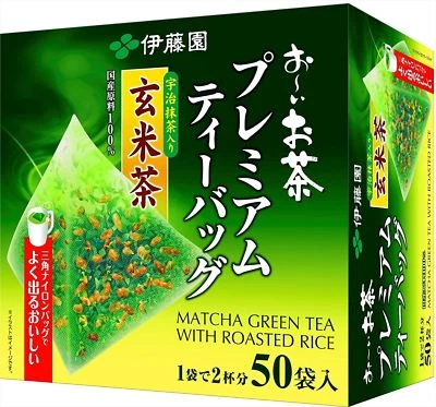 ITOEN Oi Ocha Genmaicha Brown Rice Tea PREMIUM tea 50 bags - Image 1 of 4