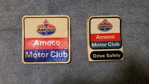 AMOCO MOTOR CLUB STICKERS - Picture 1 of 2