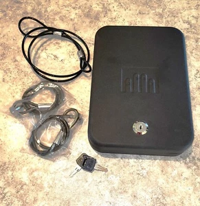 Gun Vault NV200 Pistol Safe 9 1/2" X 6 1/2" X 1 5/8 Secure 2 Keys, Car, Home - Picture 1 of 2