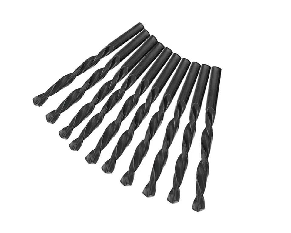 EXPERTBOHRER 10x HSS-R Spiralbohrer Stahlbohrer Metallbohrer DIN 338 Eisenbohrer 0,5 - 13 mm