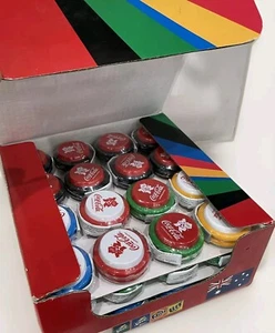 Coca Cola Yo-Yo Retail Box 48x Brand New Yoyo’s Olympics 2012 Box Store Display - Foto 1 di 12