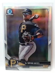KE'BRYAN HAYES Rookie 2018 Bowman CHROME REFRACTORš„ (RC) BDC #50 - Picture 1 of 2