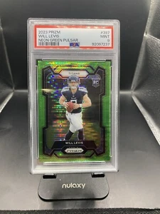 2023 Panini Prizm Will Levis Rookie Neon Green Pulsar #397 Rookie (RC) PSA9! - Picture 1 of 2