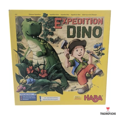 Expedition Dino Spiel von HABA Expedition Dino Kinder Brettspiel | Figur fehlt - Bild 1 von 4