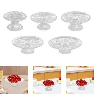Obstteller mit Sockel, dekorativer Snack-/Süßigkeitenteller für den Tisch, - Bild 1 von 2