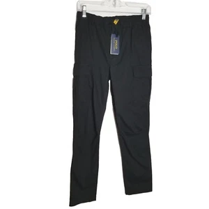 Polo Ralph Lauren Pants Boy's Size 16 Black Chino Cargo Straight Leg Drawstring - Picture 1 of 9