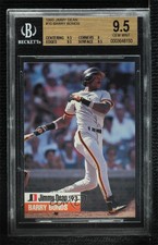 1993 Jimmy Dean Signature Edition Food Issue Barry Bonds #10 BGS 9.5 GEM MINT
