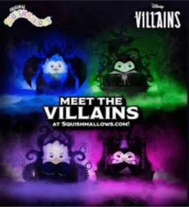 "Jazwarees Squishmallow villanos de Disney incluyendo Hades Maléfica Yzma Úrsula 4""" - Imagen 1 de 4