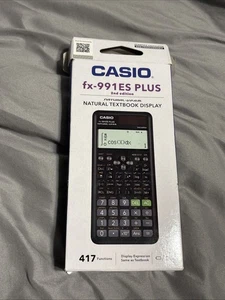 Casio FX-991ES Plus-2nd Ed Calcolatrice Scientifica Statistiche Trigonometriche NUOVO - Foto 1 di 3