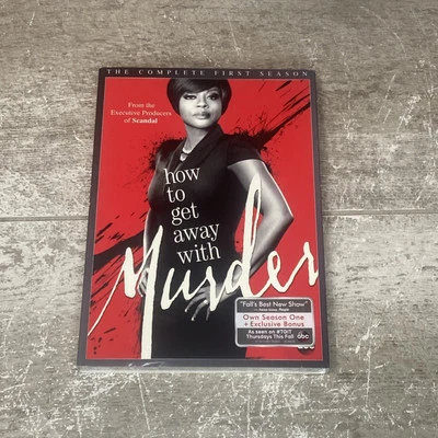 How to Get Away With Murder Season One DVD 2015 ABC Crime Thriller NEW SEALED - Image 1 of 4