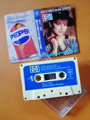 MIAMI SOUND MACHINE [ THE 12” MIXES ] ORIGINAL CASSETTE THAILAND PEPSI EDITION - Image 1 of 2