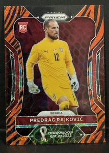 2022 Panini Prizm World Cup RC Predrag Rajkovic Tiger Stripe Choice Prizm SSP - Picture 1 of 4