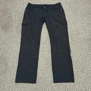 Kuhl Women’s Legendary Outdoor Cargo Pants Size 6 Gray Roll Up Hiking EUC - Picture 1 of 10