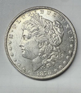 1878-S  Morgan  Silver Dollar BU - Picture 1 of 2