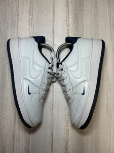 Nike Air Force 1 Low White/Navy Blue UK6 - Picture 1 of 9