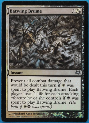 Batwing Brume FOIL Eventide PLD White Black Uncommon CARD (497949) ABUGames - Image 1 of 2