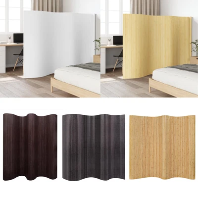 Paravent Raumteiler Trennwand Flexibel Bambus Zimmer Sichtschutz Terrasse Wand - Bild 1 von 4