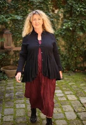 Privatsachen - kurze Lagenlook JACKE PROLETAT Gr 42 bis 52 - schwarz - Bild 1 von 4