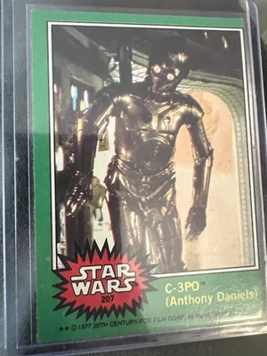 Star Wars Green Border C-3PO #207 correction - Image 1 of 2