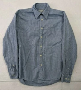 Old Navy Herren Hemd mit Knöpfen Größe S Baumwolle blau weiß kariert - Bild 1 von 5