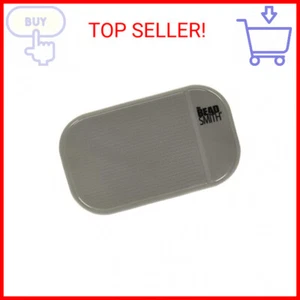The Beadsmith Sticky Bead Mat – 5.5 x 3.25 inches, Small Size, Grey Color, Anti- - Picture 1 of 2