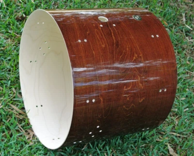 GRETSCH 22" CATALINA MAPLE WALNUT GLAZE BASS DRUM SHELL for YOUR SET! LOT K772 - Image 1 of 4