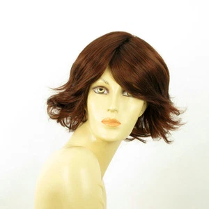short wig for women dark brown wig copper intense ref: FLORE 322 PERUK - Imagen 1 de 9