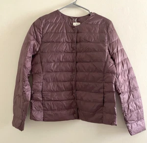 Uniqlo Purple Ultra Light Down Jacket - NWT - M - Picture 1 of 8