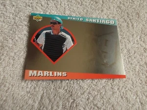 Upper Deck MLB - Diamond Gallery "BENITO SANTIAGO" #14 Hologram Trading Card - Picture 1 of 2