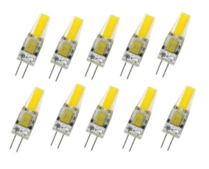 10pcs G4 GU4.0 T3 LED Bulb 1505 COB RV Boat Light 2W AC12V DC12-24V Daylight H - Picture 1 of 9