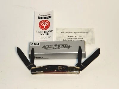 Vintage Boker  Solingen Germany 70113JRBI - Red Congress knife - Mint in box - Image 1 of 4