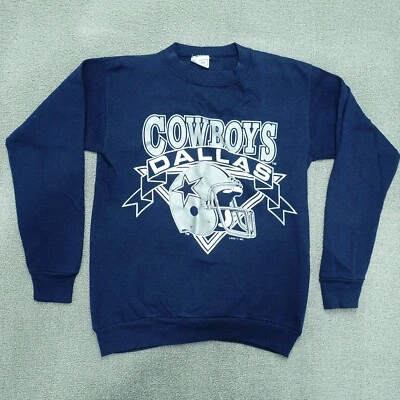 Sudadera Tultex Niños Talla Pequeña Azul Gris NFL Dallas Cowboys  Foto 1 de 4