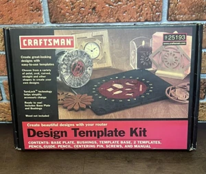 Craftsman Design Template Kit 925193 Includes TurnLock Base Plate and 2 Bushings - Picture 1 of 4