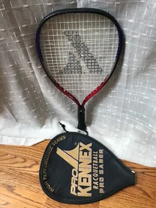 Pro Kennex raqueta raqueta profesional sable 3-7/8" púrpura puesta de sol + cubierta - Imagen 1 de 15