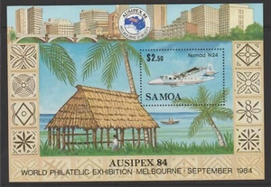 SAMOA 1984 AUSPEX International Stamp Exhibition Mini Sheet MNH $3.50 - Picture 1 of 1
