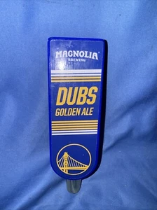 Short Golden State Warriors Magnolia Dubs Golden Ale Tap Handle 6 5/8" - Picture 1 of 4