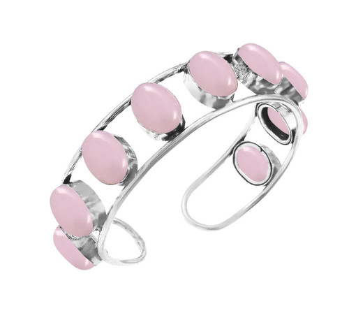 VALENTINO Bracciale Bracciale Bracciale Bracciale Bracciale Fatto a Mano Quarzo Rosa Regolabile