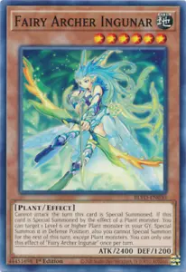 Fairy Archer Ingunar x3 BLVO-EN030 YuGiOh! Common - Picture 1 of 1