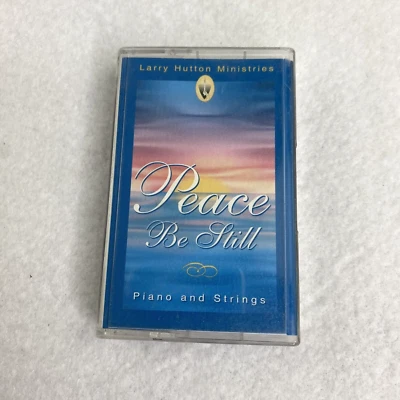 Peace Be Still Piano & Strings Larry Hutton Ministries Cassette Tape 1995 Foto 1 de 3