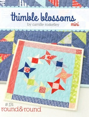Thimble Blossoms #174 ROUND & ROUND Mini Quilt Pattern - Charm Pack Friendly - Image 1 of 4