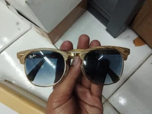 RAYBAN Clubmaster Wood RB3016M Unisex Sunglasses - Picture 1 of 4