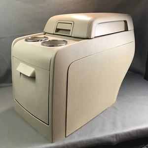 07-14 Lincoln Navigator Rear 2nd Row Center Floor Console TAN 557 - Picture 1 of 16
