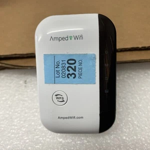 Amped Wifi Repeater, 110v Wireless, WLAN, WPA, IPv4, Visible SSID, 802.11n, g, b - Picture 1 of 5