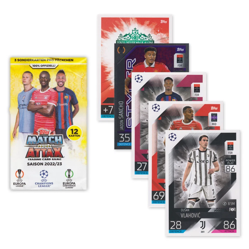 Match Attax Fußball Champions League 2022/2023 Einzelkarten Clubkarten Auswahl - Bild 1 von 1